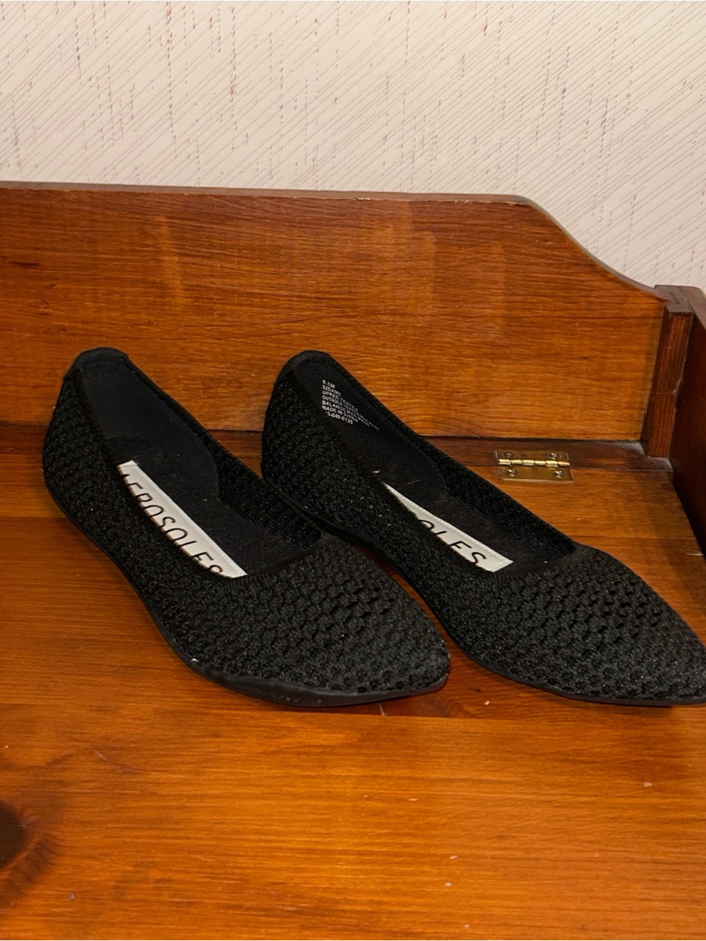 AEROSOLES Point Knit Danielle Ballet Flat Shoes - Picture 2 of 8